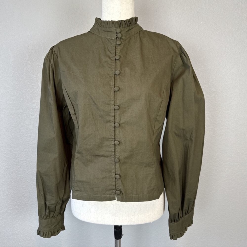 Kara Thoms Olive Green Women's top